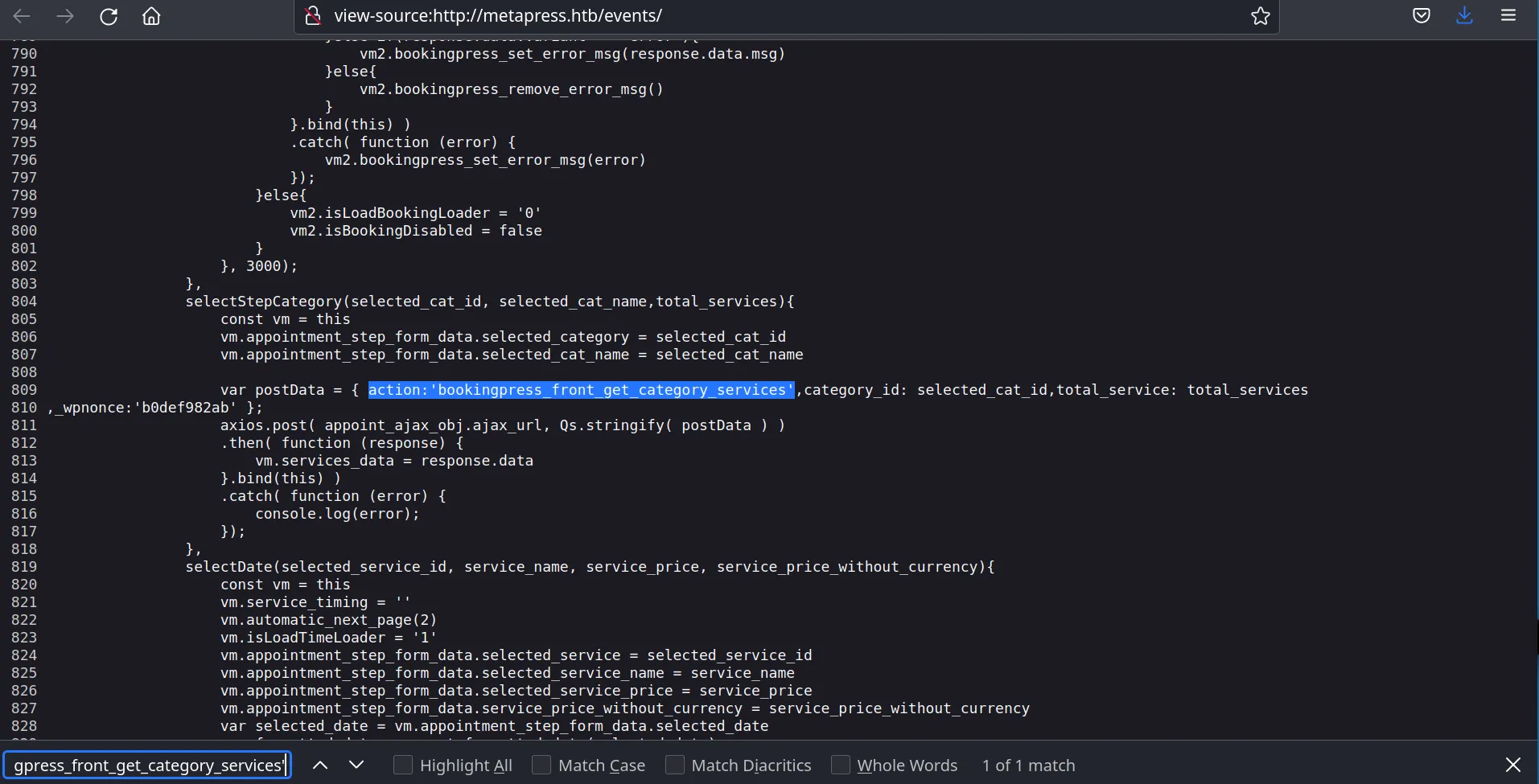 metapress.htb source code metapress.htb source code